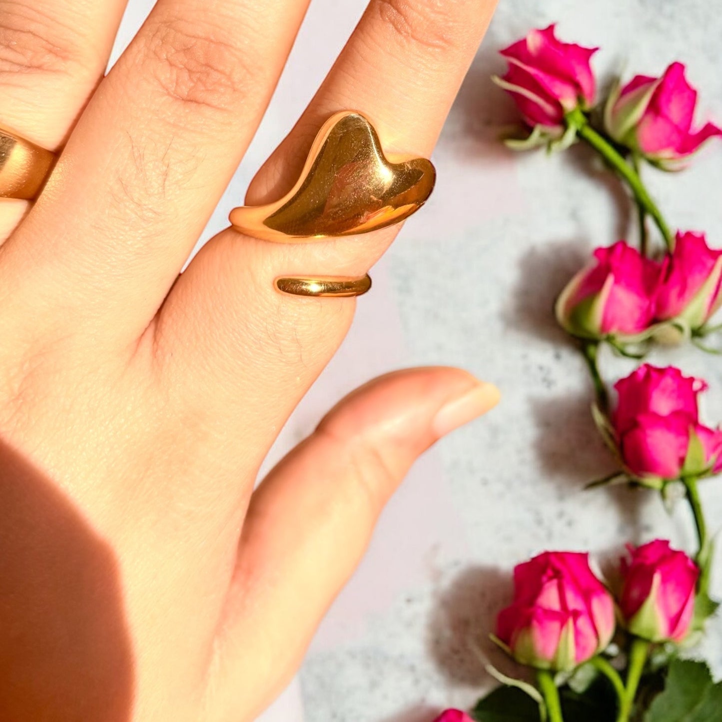 Heart On Sleeve Ring