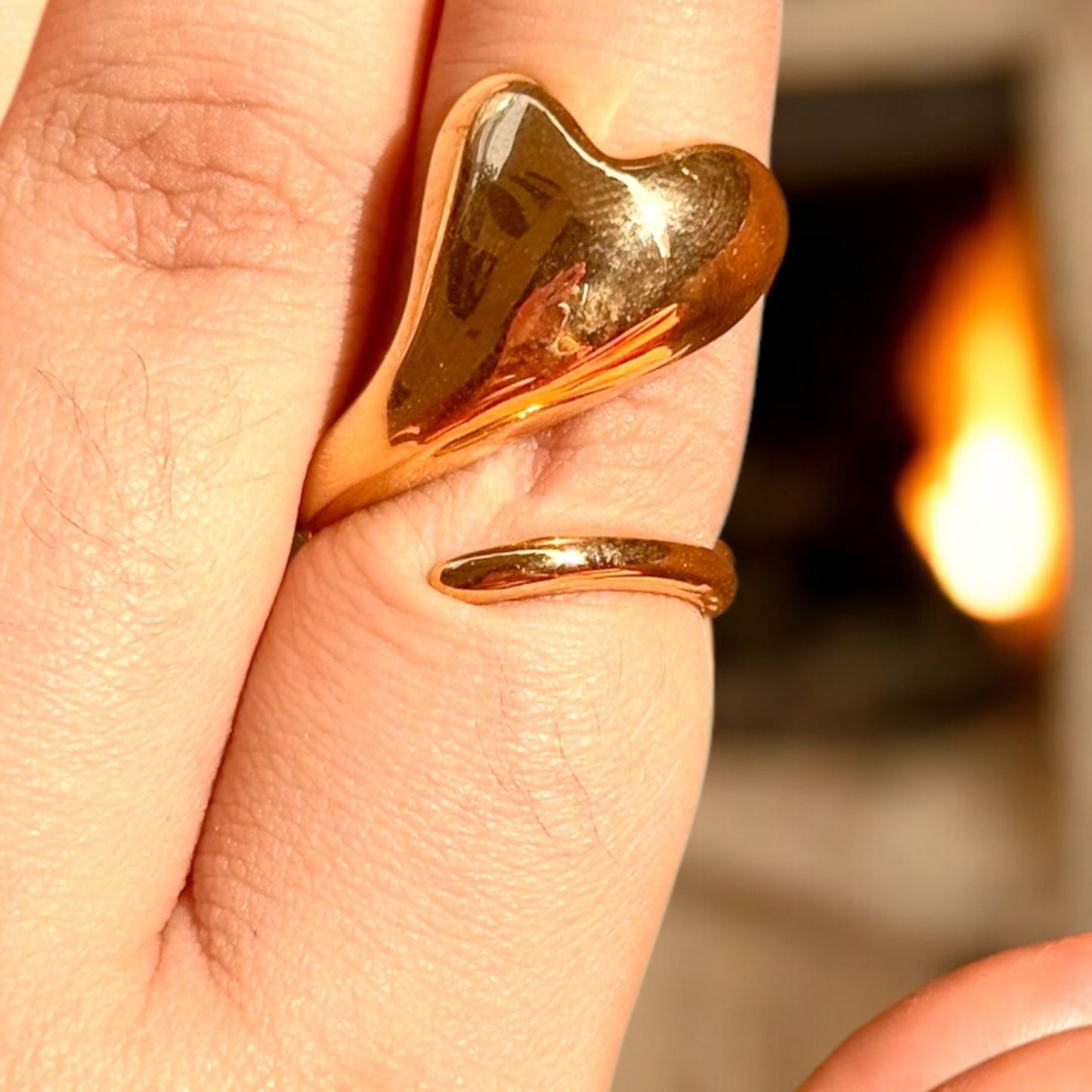 Heart On Sleeve Ring