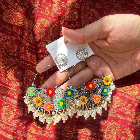 Phoolon Ki Baali Hoops