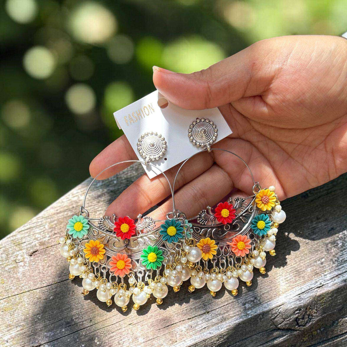 Phoolon Ki Baali Hoops