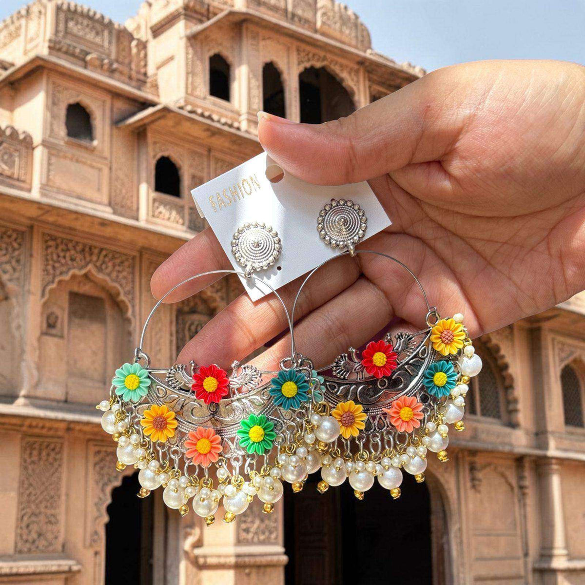 Phoolon Ki Baali Hoops