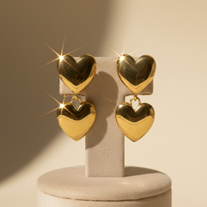 Heart Intertwine Earring