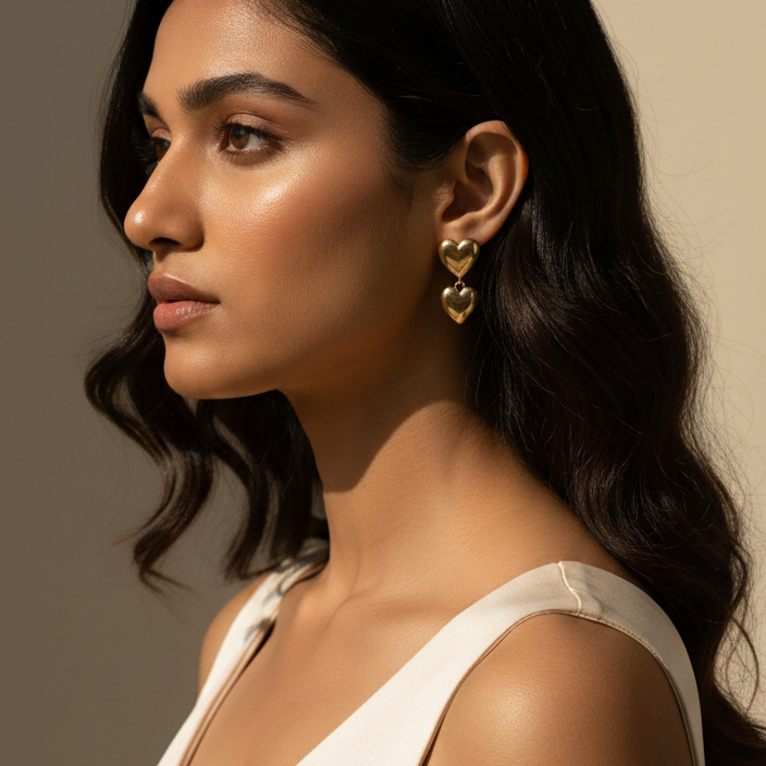 Heart Intertwine Earring