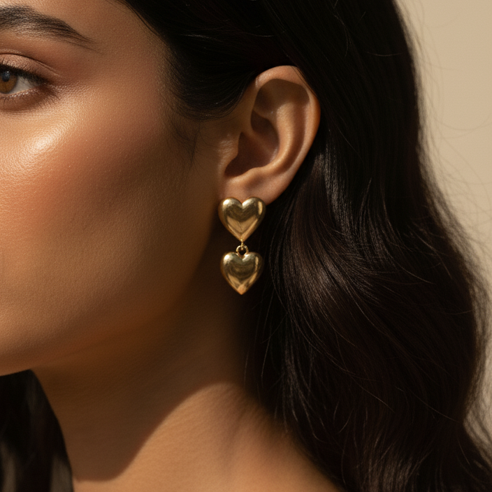 Heart Intertwine Earring