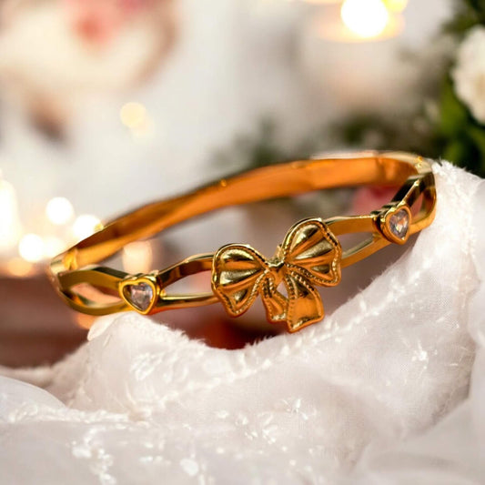 Diamond Bow Bracelet