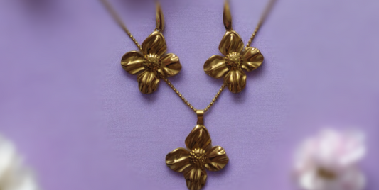 Lily-of-the-Valley Jewelry Set