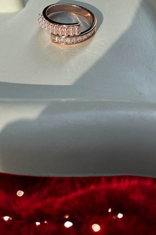 Moonlit Charm: The Pearl Ring