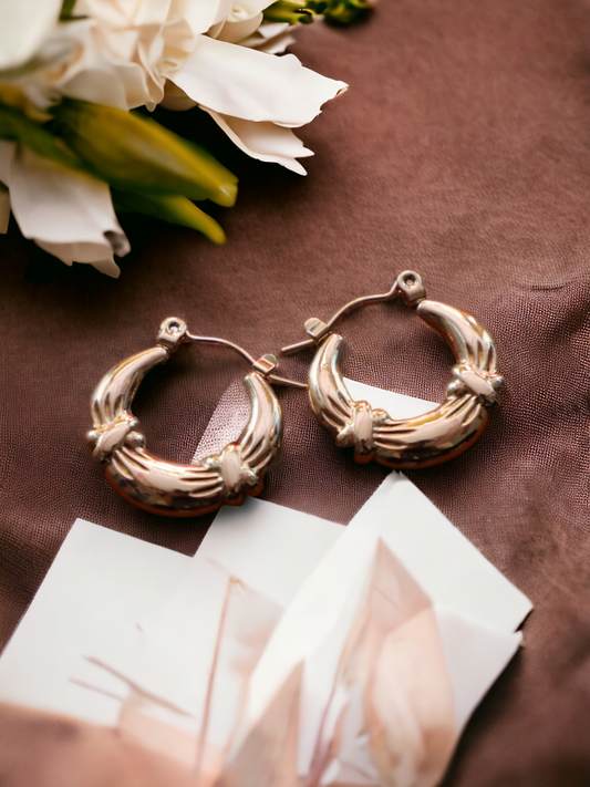 Knotty Charm Hoops