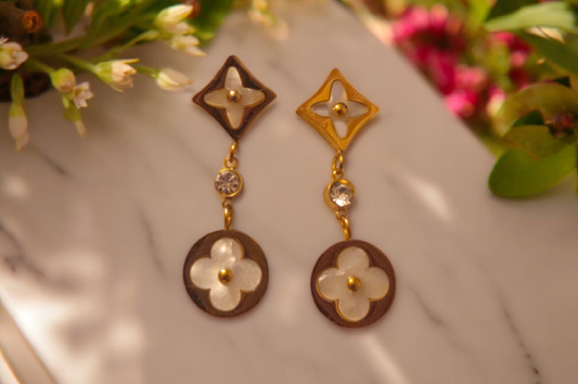 Shapes in Motion Drop Earrings