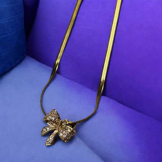 Bow Addict Necklace