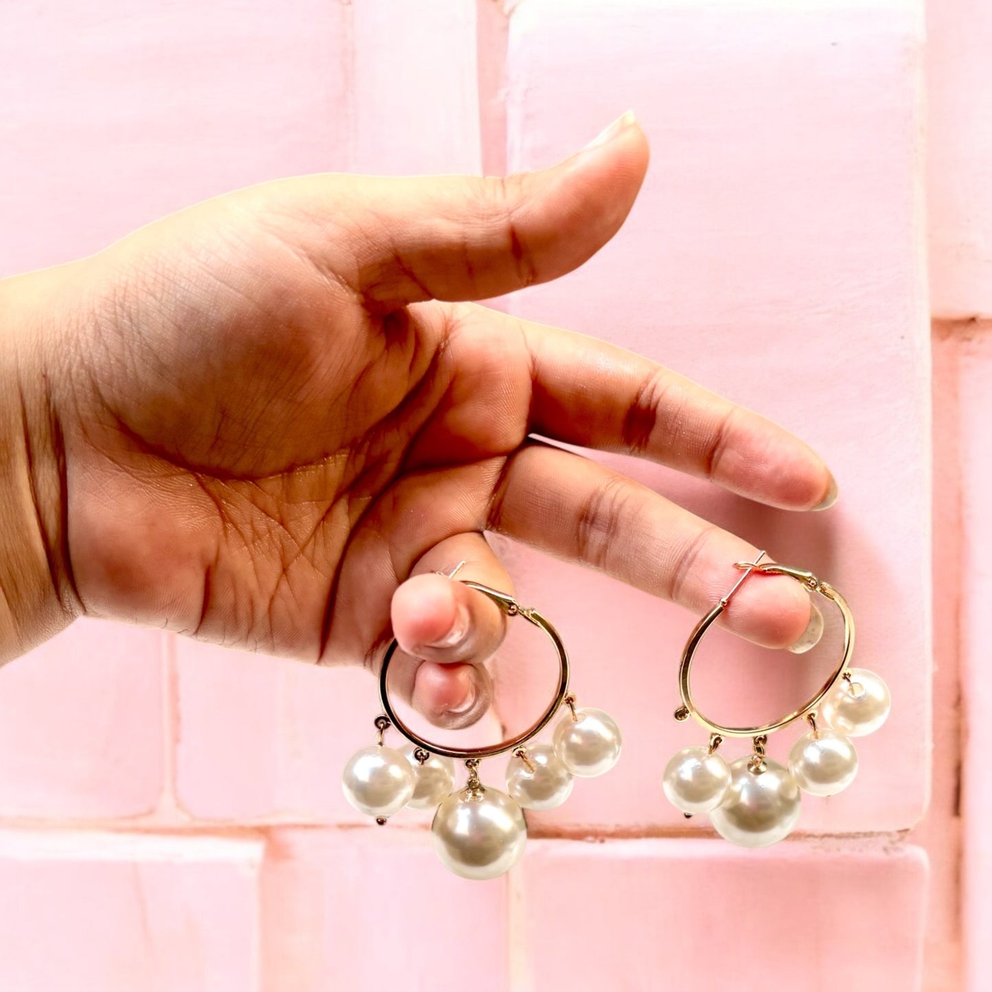 Pearl Power Earrings